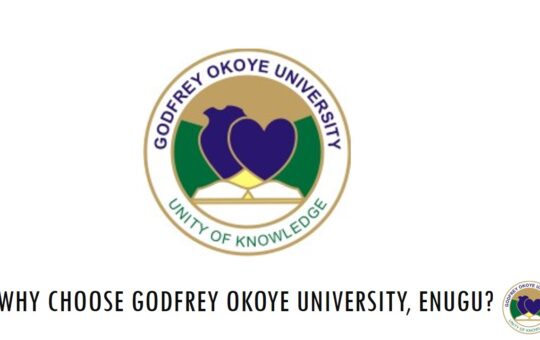 Godfrey Okoye University (GOUNI) Admission List for 2023/2024