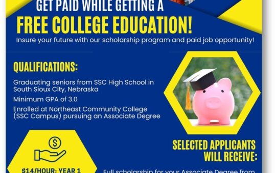 Full Scholarship and Paid Internship for SSCHS Seniors