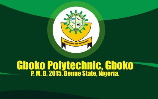 Gboko Polytechnic Releases 2023/2024 Admission List