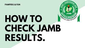 How can I check my JAMB result?