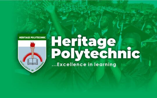 Heritage Polytechnic Releases 2023/2024 Admission List