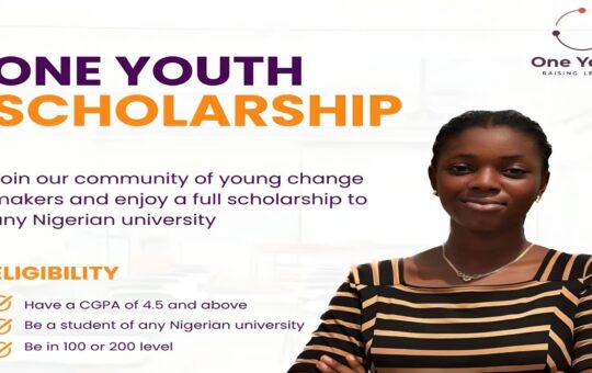 One Youth Raising Leaders Scholarship 2024 for Students