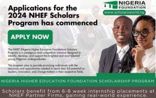 NHEF Scholarship Program for Nigerian Students 2024